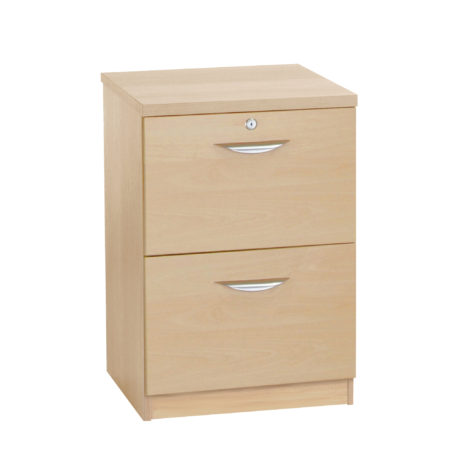 2 Drawer Filing Cabinet - R White B-2DF - Image 8