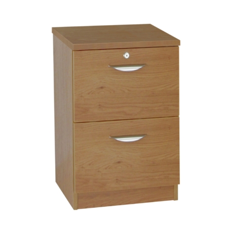 2 Drawer Filing Cabinet - R White B-2DF - Image 3