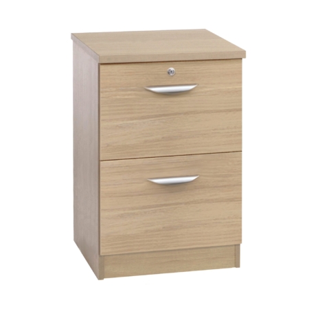 2 Drawer Filing Cabinet - R White B-2DF - Image 5