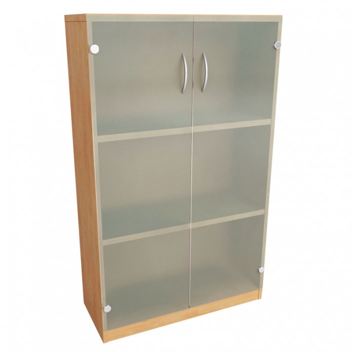 Dorset Office Furniture Seating Desks Reception Furniture Bookcase 2 Shelf + Doors