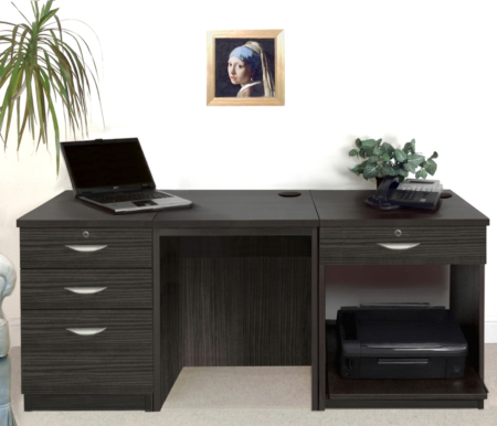 Set 08 – Desk with Printer & Drawer Units - Image 8