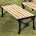 Edwardian Garden Bench/Table
