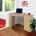 B-SCO Small Corner Desk With Cupboard & Drawer