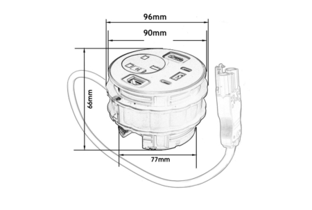 Advanced Cable Power/Data Port - Image 3