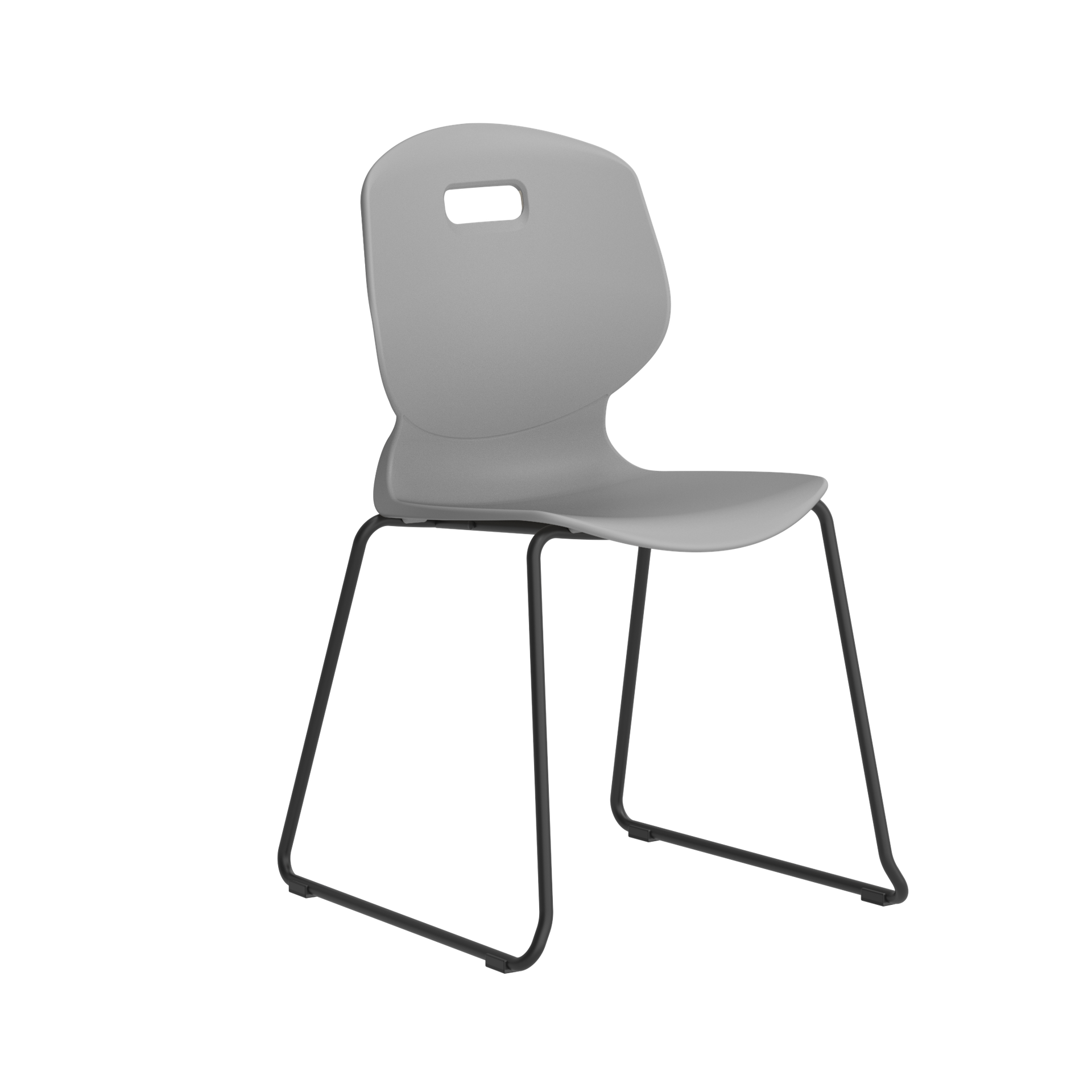 Student Chair with Skid Base