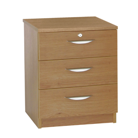 B-3AC Desk Height 3 Drawer 600mm CD/DVD Storage Chest - Image 5