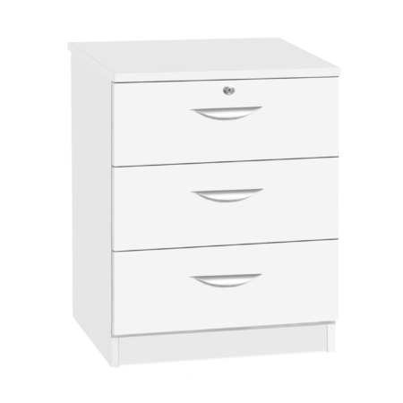 B-3AC Desk Height 3 Drawer 600mm CD/DVD Storage Chest - Image 2