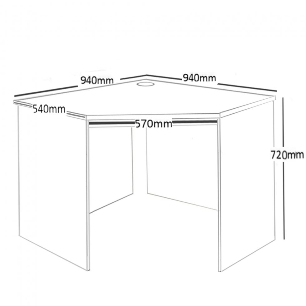 Set 13 – Corner Desk with Cupboard & Drawer Units - Image 4